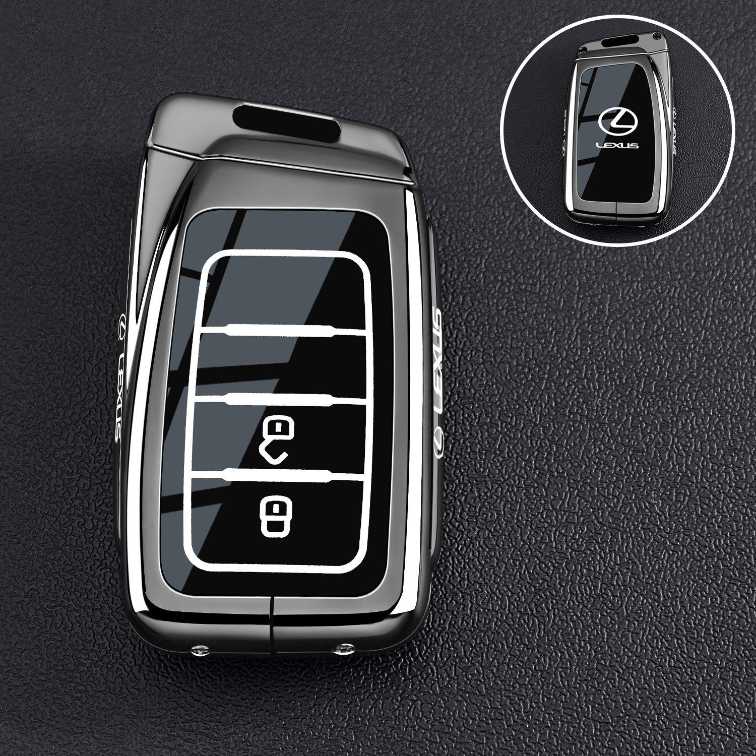 

New Leather Car Remote Key Case Fob Cover for Lexus Es350 Gs Is Ls Gs Rc Nx200 Nx300h Rx 350 450h F 2014 2015 2016 Accessories