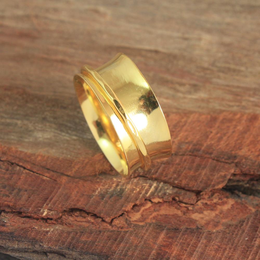 Meditation Spinner Ring 100% стерлингового серебра 925 пробы Ювелирные изделия ручной — фото 2