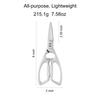 LIVINGO Kitchen Scissors Heavy Duty Forged Separate Sharp Blades Multifunctional Stainless Steel Dishwasher Safe Shears Mushroom Poultry Food Meat