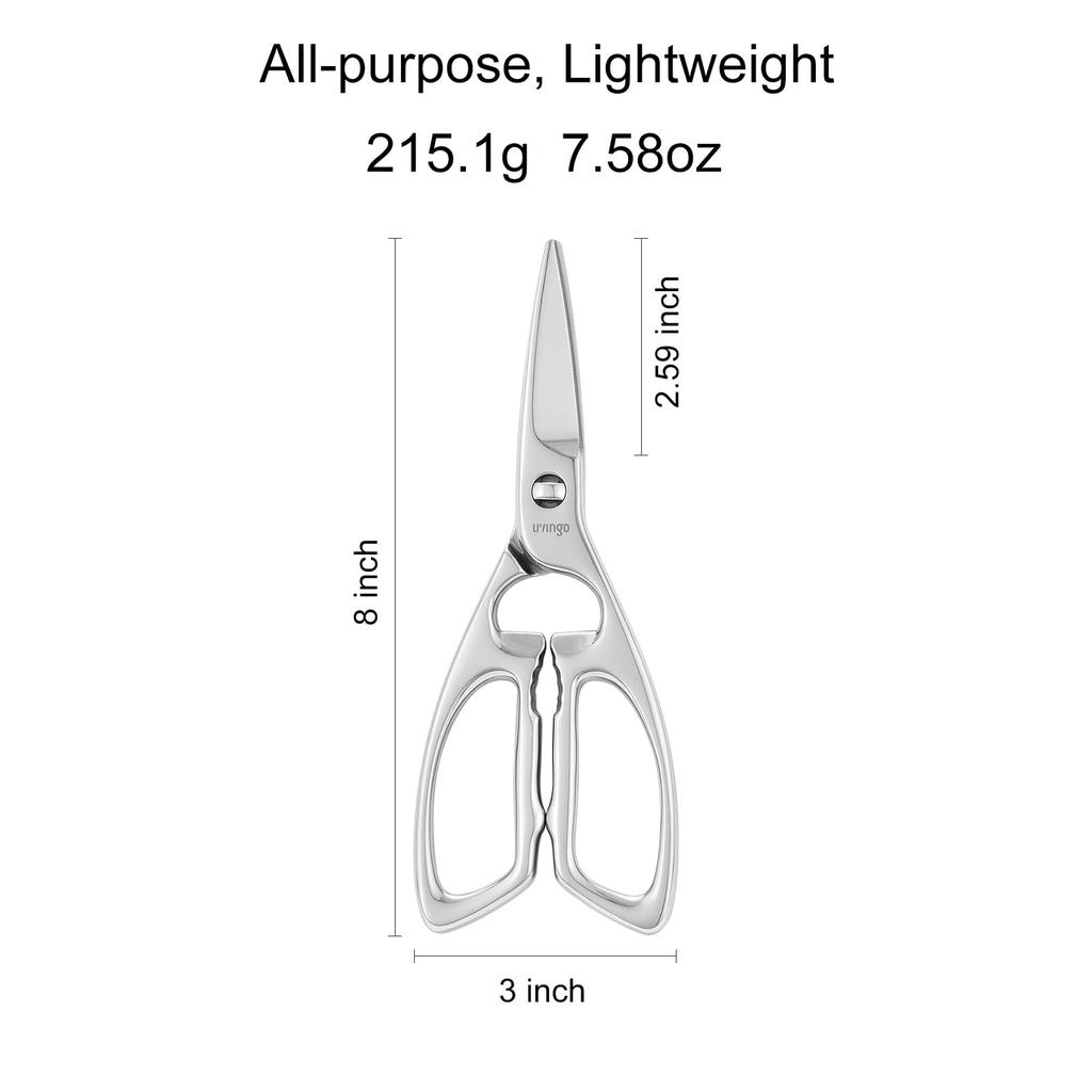 Foarfece de Bucătărie LIVINGO Heavy Duty Forjate Lame Ascuțite Separate Multifuncționale Oțel Inoxidabil Lavabile în Mașina de Spălat Vase Foarfece Ciuperci Pasăre Alimente Carne