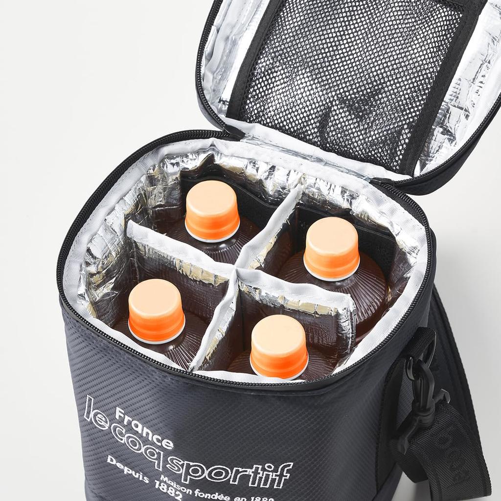 holds 4 PET vertical with shoulder suitable for golf LG4FTT45M Insulated, bottles, design, strap, year-round use, rounds,