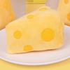 Pet Toy Creative Shape Wear Resistant Attractive Puppy Kitty Toy Cheese Modeling Chew Toy for Home