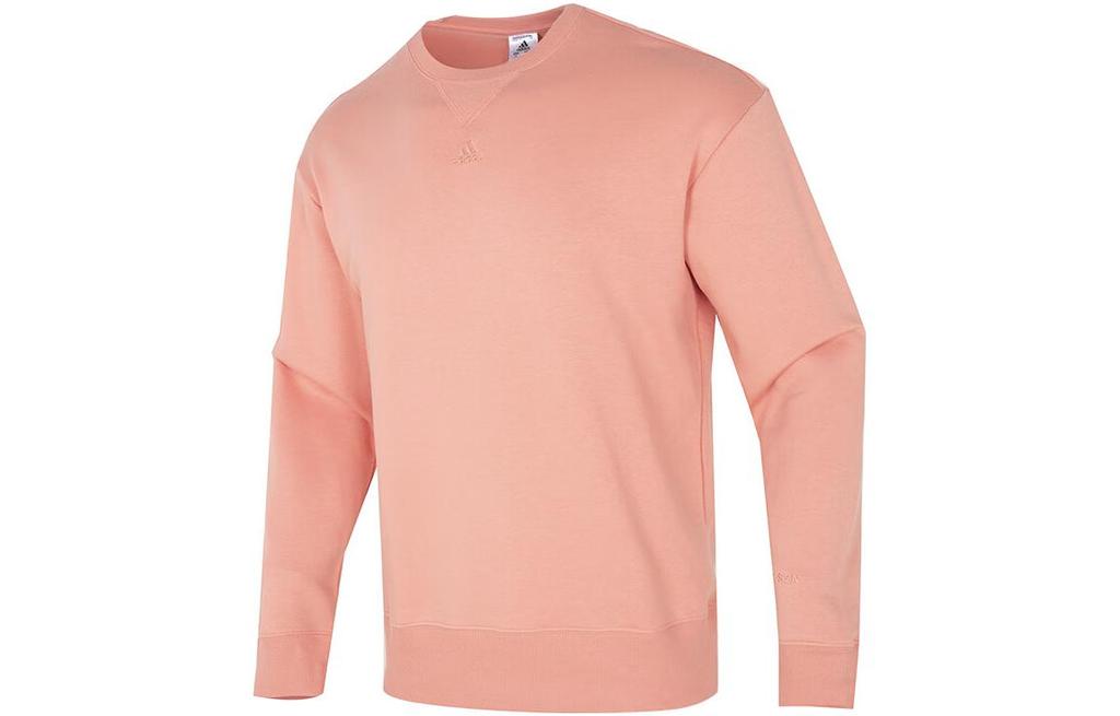 Adidas Sweatshirts Unisex Pink Crew Neck Moderate Regular IN9471