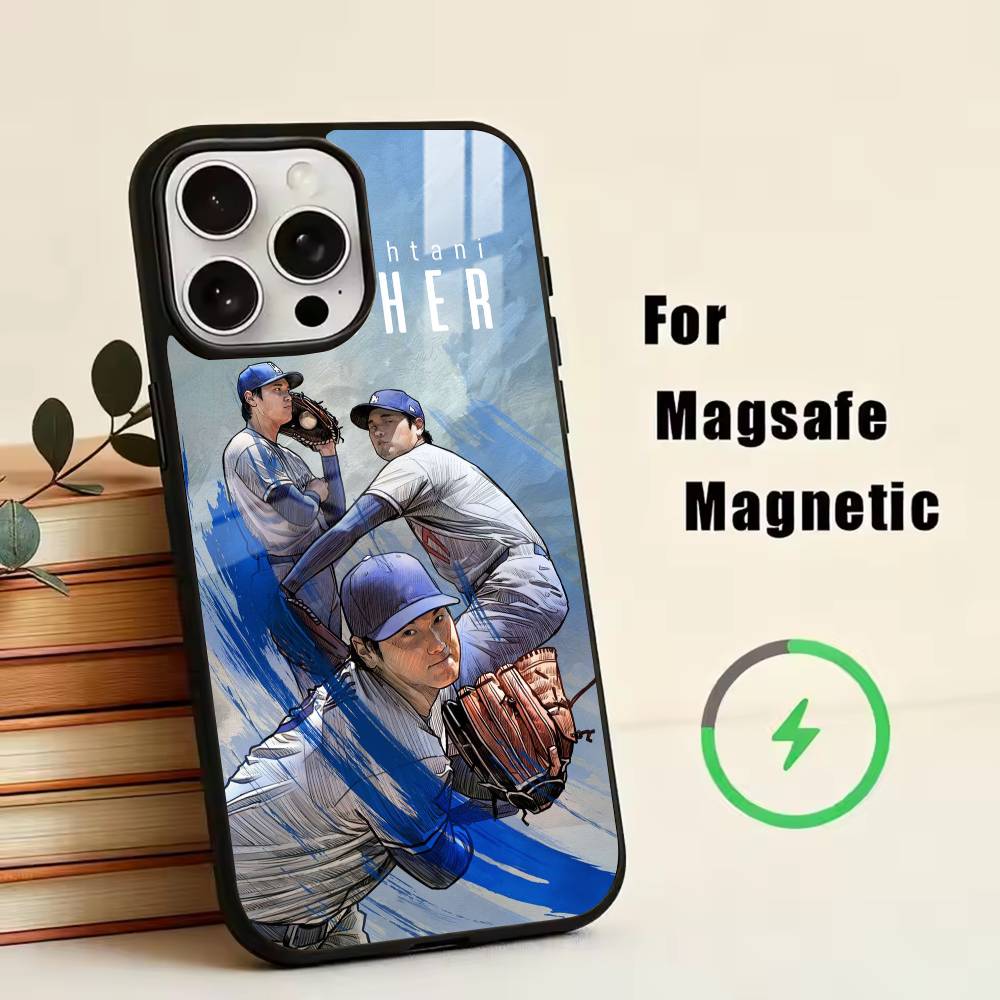 MVP-Shohei Ohtani Phone Case For iPhone17,16,15,14,13,12,11 Plus,Pro Magnetic with Magsafe Wireless Charging