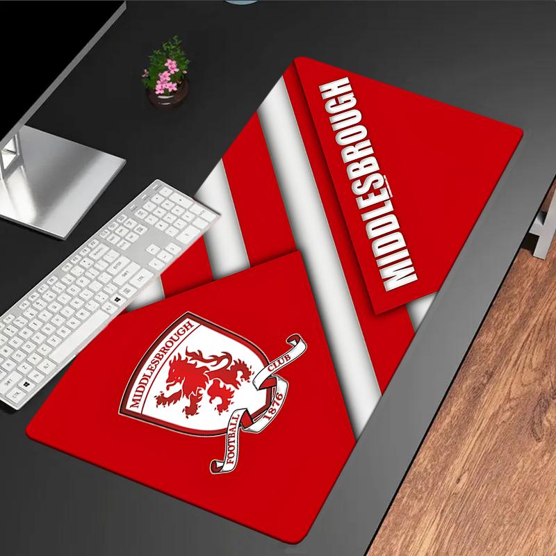 Middlesbrough Football Club Crest Mouse pad, Gaming Mouse Pad, keyboard pad, Desk Decor for computer notebook Fan Gift Birthday Gift