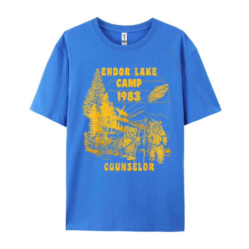 Ewok Endor Lake '83 Camp Counselor 2024 Popular Men T Shirt Casual Design Tshirts Combed Cotton Printed Tops & Tees Wholesale