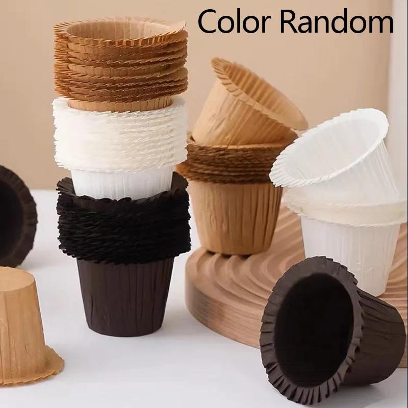 

30 шт.-чашка для кекса термостойкая бумажная чашка чашка маслостойкая чашка для маффина чашка-цилиндр форма для выпечки бытовая шифоновая бумажная чашка