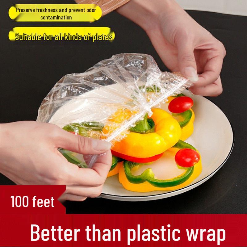 Elastic Disposable Bowl & Plate Cover – Fresh-Keeping, Dustproof, Chilling Sleeve for Fridge