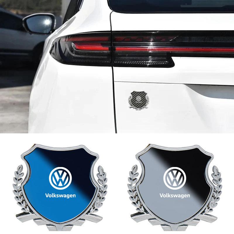 Zinc Alloy Car Fender Emblem Window Badge for VW GTI Golf R Tiguan Polo T-ROC JETTA PASSAT TOUAREG Personalized Badge