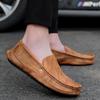 Lightweight Men's Loafers Retro and Classic Comfortable Styles Daily Leisure Office and Business Plus Size Leather Shoes Flat