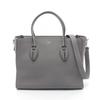 Used Tote Bag Leather Suede Gray Used Women