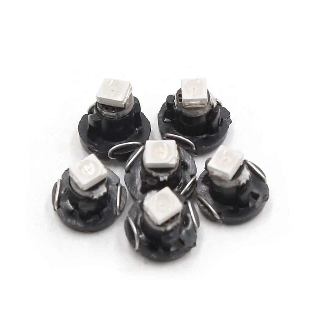 uxcell Car LED Light T3 Green 3020 LED Dashboard Panel Light Lamp Bulb for Car Interior 6pcs