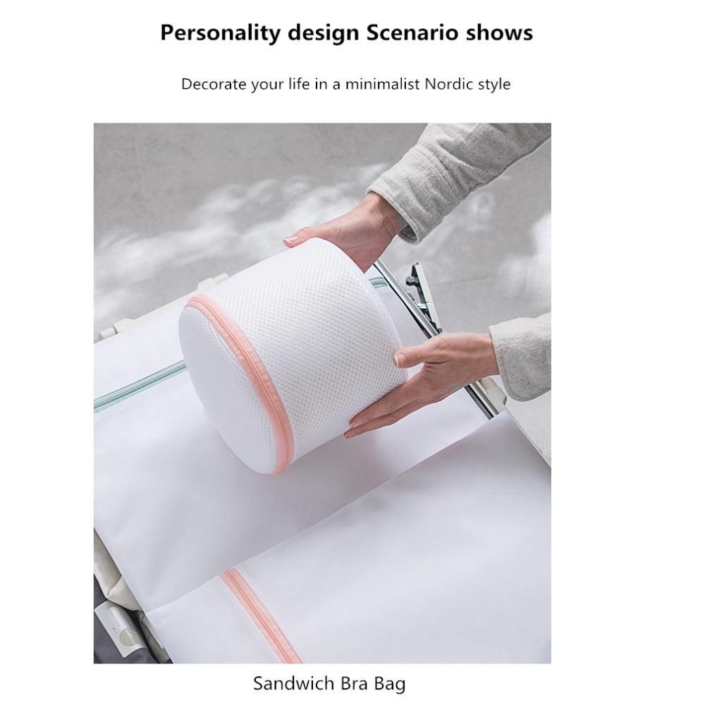 Household Cleaning Accessories Bra Laundry Bag Polyester Zipper Bag New Dirty Clothes Bag