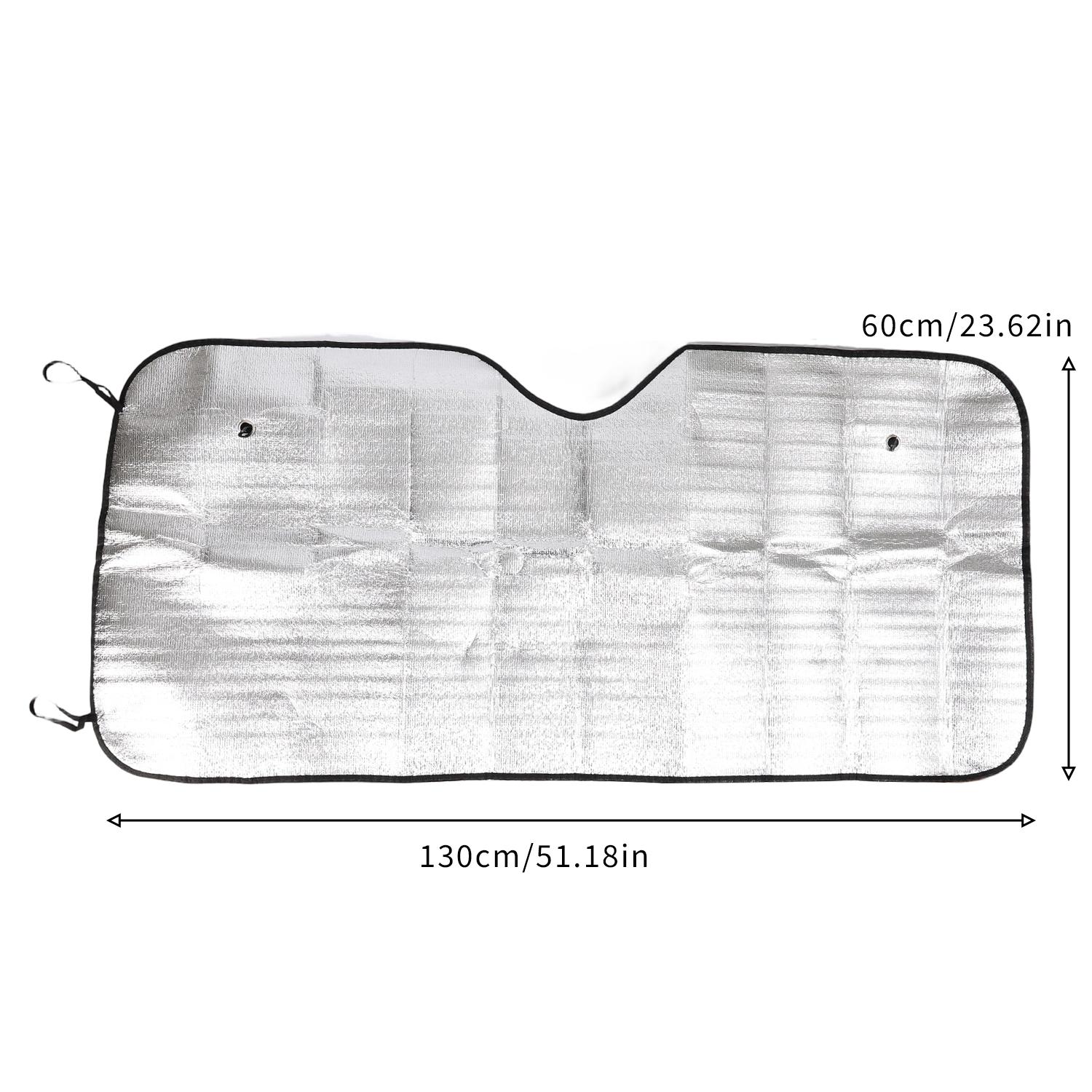 

Universal Car Windshield Sun Shade Foldable Heat Shield Sun Protector for Front Window PE Aluminum Foil Reflective Sun Blocker