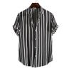 Men's Retro 90s Printed Shirts Hawaiian Short Sleeved Button Up Shirt Tropical Vacation Beach Shirt Men's Casual Loose Tops