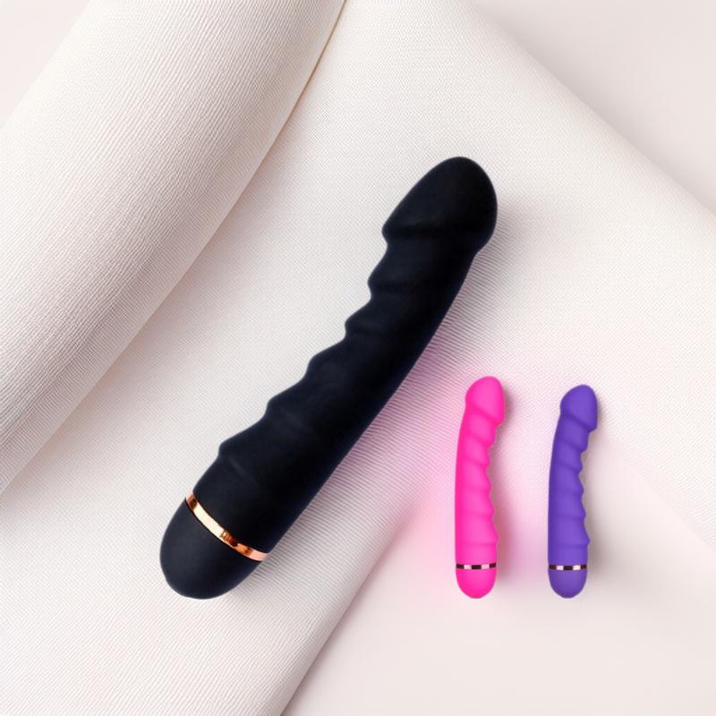 Wave Vibration G-Spot Silicone Massage Wand - Popular Female Erotic Toy