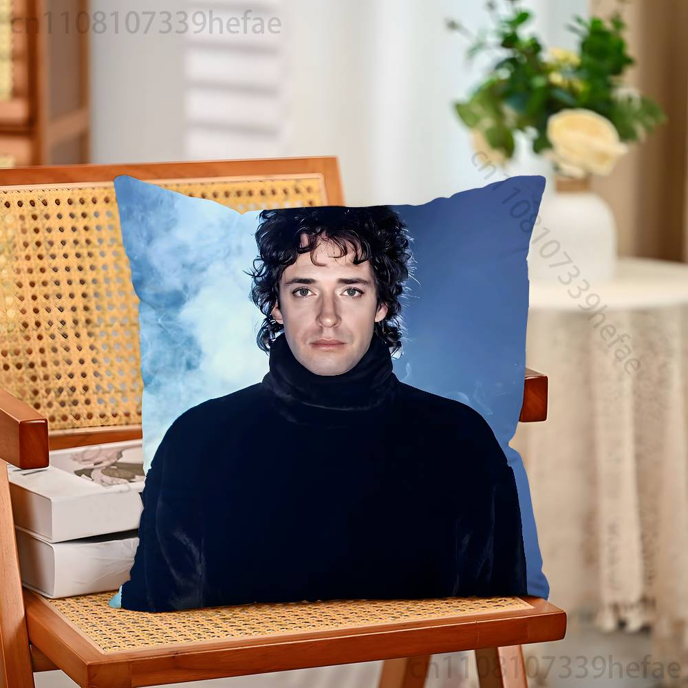 Singer Gustavo CCerati Funny Pillow Case Antidustmite Pillowcase Invisible Zipper Silky Short Plush Sofa Cushion Cover
