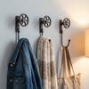 Iron Wall Hanging Hook Rustic Coat Hanger Retro Key Organizer  Courtyards