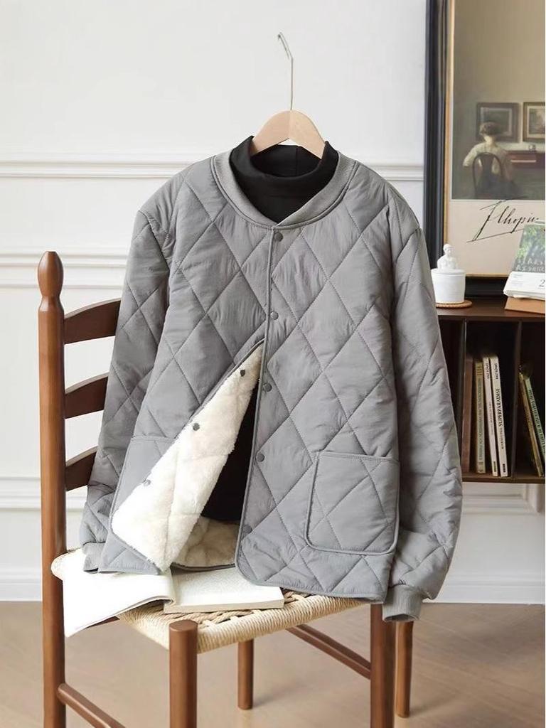 Herren Übergröße Gepolsterte Winterjacke - Fleecegefüttert, Verdickter Stehkragen, Stilvolle & Warme Freizeit-Oberbekleidung