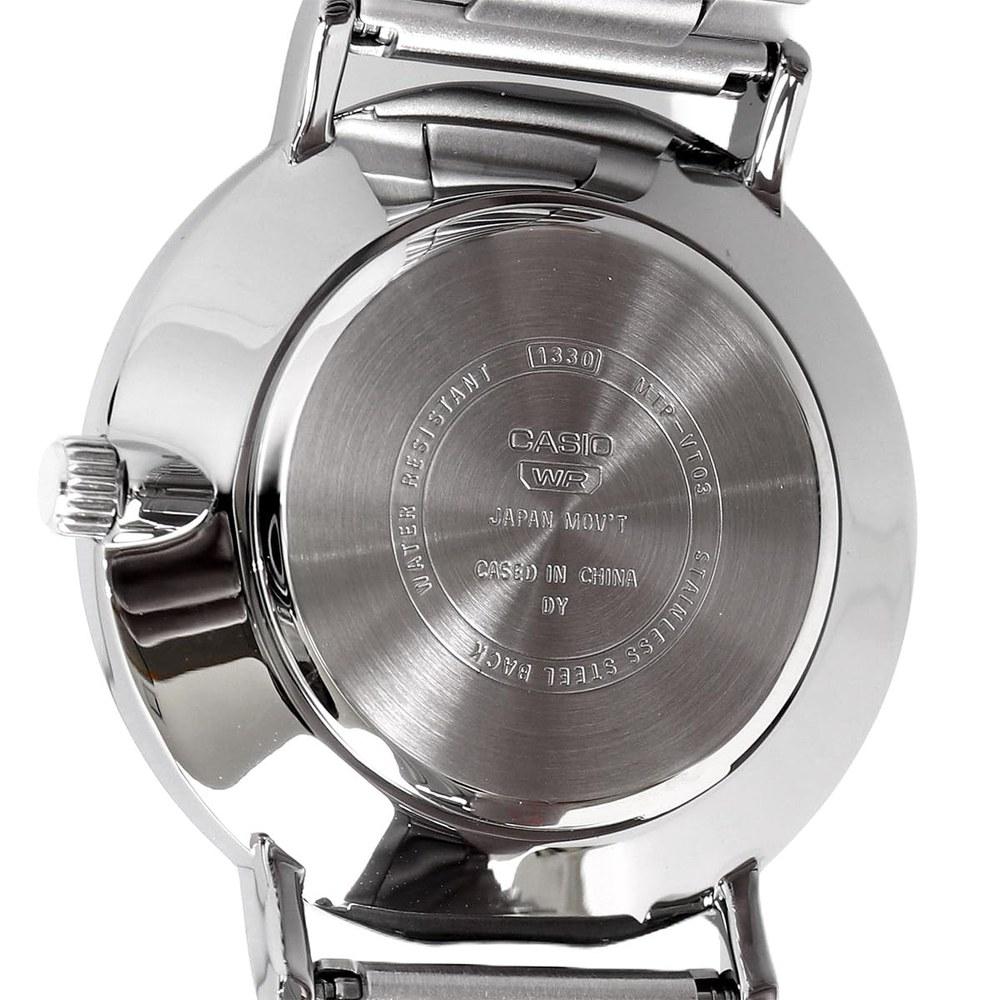 Casio Quartz Men's Watch MTP-VT03D-3B Deep Green Metal Band
