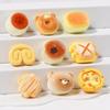 8Pcs Shiny Cartoon Bear Bread Series Resin Flatback Cabochons For Hairpin Scrapbooking Diy Jewelry Craft Decoration Accessories