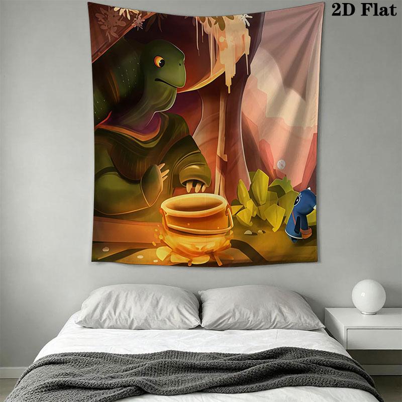 The Last Campfire Wall Hanging Printed Fabric Blanket Decorative Tapestries for Bedroom Living Room Home Decor