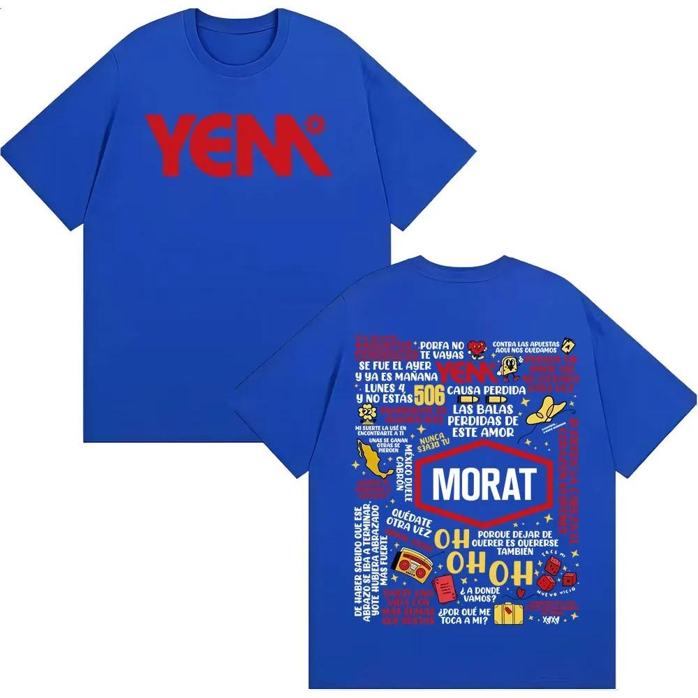 

Band Morat Asuntos Pendientes Yem Printed T Shirt Men Women Harajuku Hip Hop Vintage T-shirts Cotton Short Sleeve T-shirt 3XL