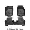 Eco-Friendly Anti-Slip 3D Floor Mats for 2013-2019 Lincoln MKC - High-Edged & Easy To Clean TPE Mats