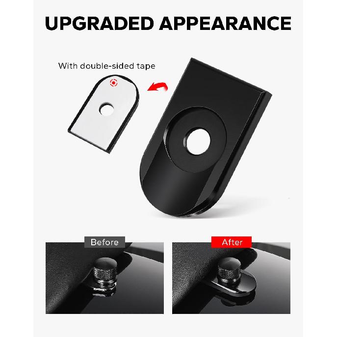 Amazicha Seat Bolt Tab Screw Mount Knob Cover Fit For Harley Davidson Fender 1997-2024