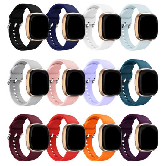 Watch Band Waterproof Soft Silicone Watchband Wrist Strap Replacement for Versa 3