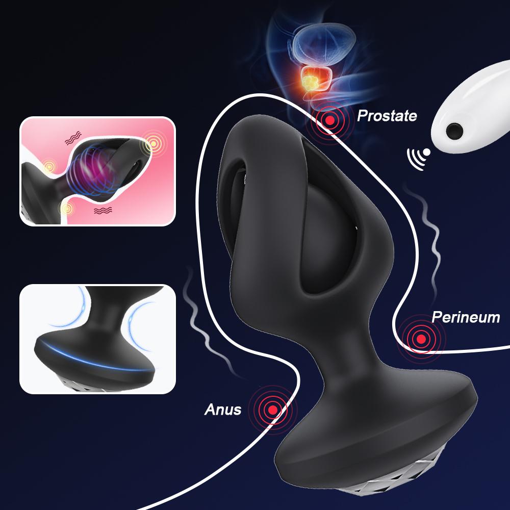 Wireless Remote Control Anal Plug Vibrator Butt Plug for Women Prostate Massager Adults Buttplug Couple Sex Toys