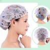 Colorful Extra-Large Waterproof Bath Cap - Extra Thick & Dustproof, Anti-Oil, Dry Hair Shower Cap Mask