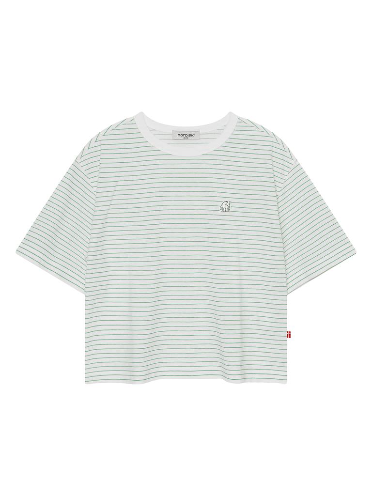 NORDISK Striped Short Sleeve T-Shirt - W_Light Green