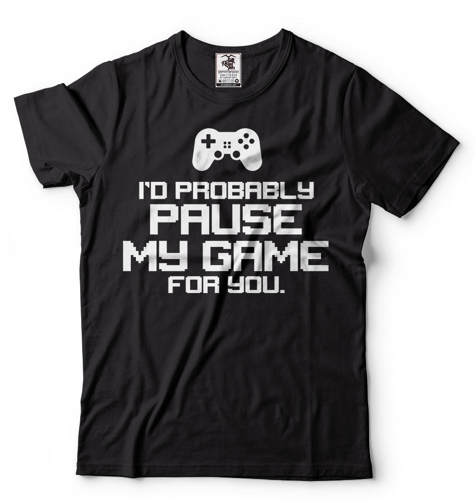 

Gaming T-shirt Video Gaming Console Gaming Funny mens T-shirt Gift Birthday Tee Unisex T-Shirt XXXL