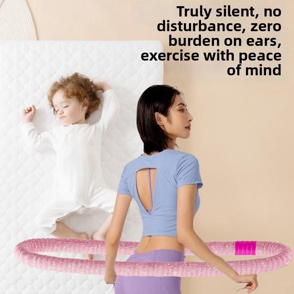 Soft Spring Spring Tube Yoga Circle Low Noise Weighted Fitness Hoop Sports Entertainment
