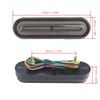 Motorcycle LED Tail Lights Red Yellow Rear Brake stop lamp with turn signal light DRL For Motorbike Dirt Pit bike ATV UTV
