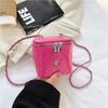 Trendy Girls Quilted Chain Crossbody Bag Lightweight Versatile Child-friendly Pure Color Small Purse For Everyday Use