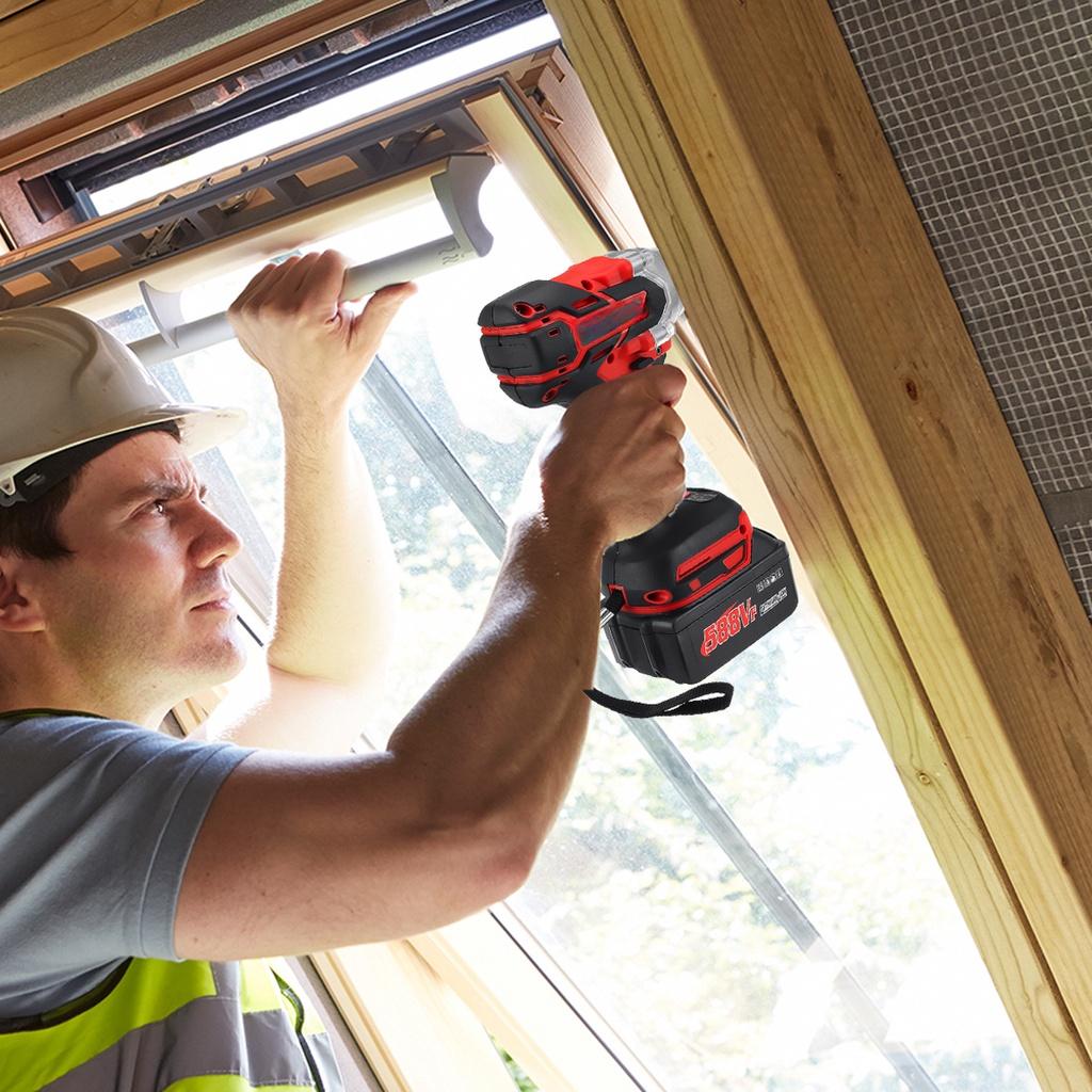 588VF 0-6200 RPM Cordless Brushless Electric Screwdriver Screwdriver Impact Drill Rechargeable Driver Impact Driver Power Tools