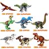 Dinossauros Jurássicos Indominus Rex Conjunto de Blocos de Construção - Brinquedo Modelo DIY Figura de Ação Tiranossauro para Presente de Crianças