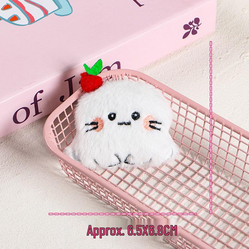 Cartoon Marine Animal Plush Brooch & Hair Clip Ornaments