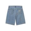 Carhartt WIP Landon Solid Pocket Straight Leg Denim Shorts Men Shorts Blue I030469-01-60