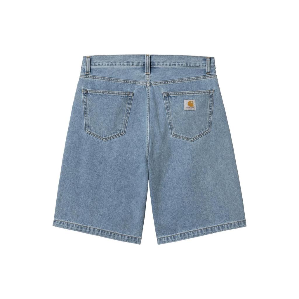 Carhartt WIP Landon Solid Pocket Straight Leg Denim Shorts Men Shorts Blue I030469-01-60