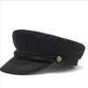 New Cotton Sealing Hat Spring and Summer Casual Fashion Women's Hat European and American Style Flat Top Hat Big Head Circumference Men's Hat