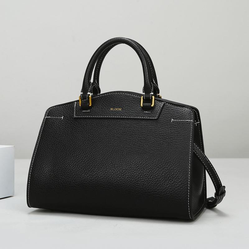 

Women s handbag fashion high-end bag women s simple versatile commuter bag new large-capacity tote bag чёрный