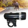 Bike Lights with 5 LED Lights Warning Signal Plastic Black Super Bright Bike Headlight for Night Riding