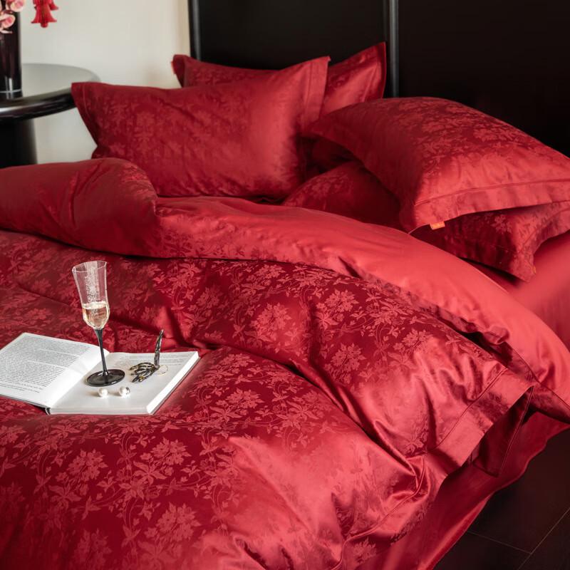 Lilang 140TC Awati Long-Staple Cotton Wedding Bedding Set
