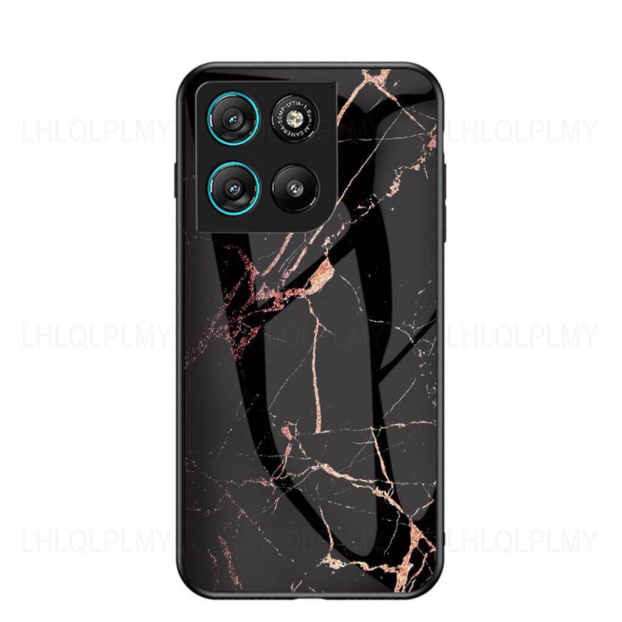 Marbling Tempered Glass Phone Case For OPPO A6 A6X Reno 15F 15 Pro 5G Realme 16 15T C85 Vivo Y21D Y31 Motorola Moto G17 G57 Oneplus 15R Cover