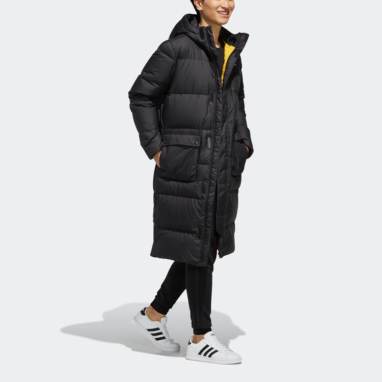 Adidas Neo Down Jackets Men's Black Hooded Moderate Other EI4436