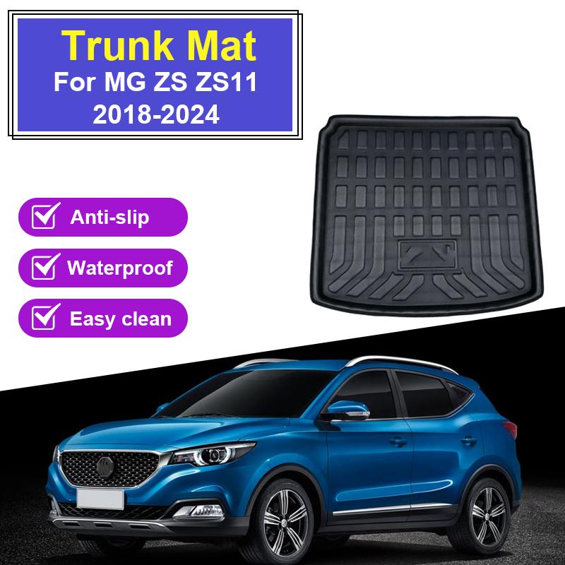 Car Rear Trunk Mat EVA For MG ZS ZS11 2018-2024 Anti-slip Waterproof Mat Cargo Trunk Boot Tray Floor Rug Parts Auto Accessories