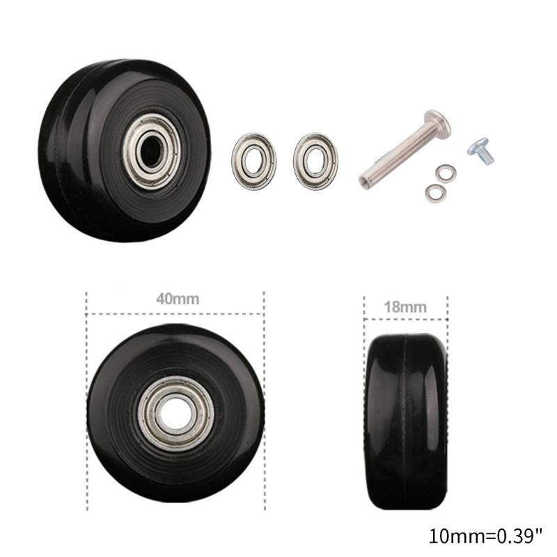 Mute Luggage Suitcase Replacement Wheels Wear-Resistant Suitcase Wheels Luggage Suitcase Wheels Suitcase Spinner Wheels